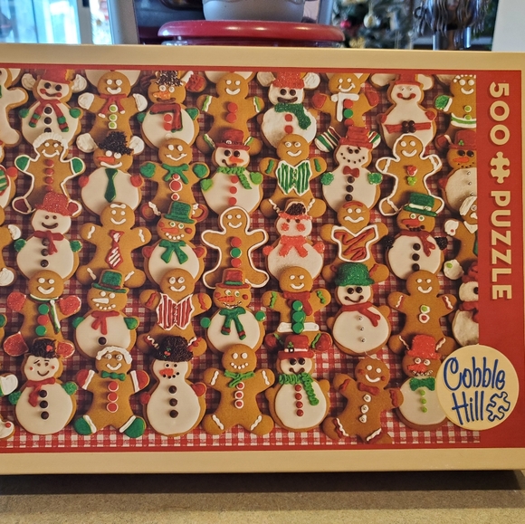 Cobble Hill Other - 2/$15 Gingerbread Cookie Puzzle